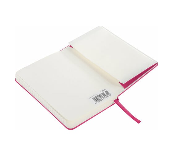 Блокнот BRAUBERG ULTRA малый формат 96x140 мм А6, балакрон, 80 г/м2, 96 листов, линия, розовый 113059