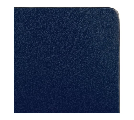 Блокнот BRAUBERG ULTRA А5 130x210 мм, балакрон, 80 г/м2, 96 листов, клетка, темно-синий 113033