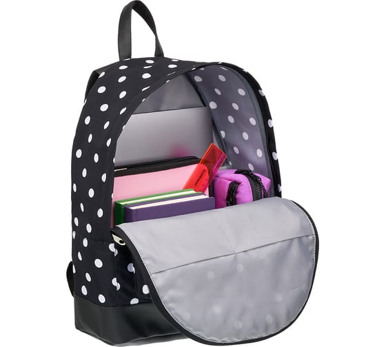 Рюкзак с отделением для ноутбука ErichKrause StreetLine 17L Dots in Black 54742