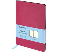Блокнот-скетчбук BRAUBERG Metropolis Mix А5 148x218 мм, под кожу, 80 листов, без линовки, фуксия 113321