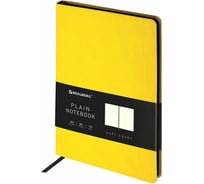 Блокнот-скетчбук BRAUBERG Metropolis Mix А5 148x218 мм, под кожу, 80 листов, без линовки, желтый 113320