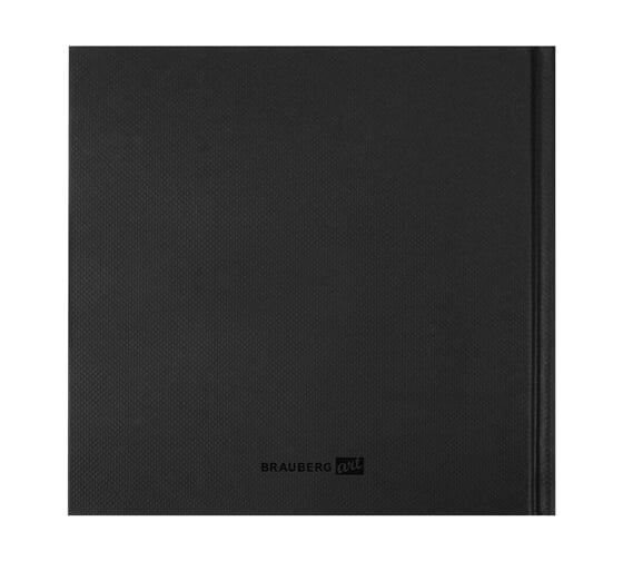 Скетчбук BRAUBERG ART слоновая кость 100 г/м2, 190x190 мм 110 листов, книжный твердый переплет 113185
