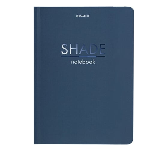 Блокнот BRAUBERG Shade с резинкой в клетку 96 листов, А5 145x203 мм, твердая обложка 113725