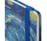 Блокнот BRAUBERG Van Gogh с резинкой в клетку 96 листов, А5 145x203 мм, твердая обложка с фольгой 113728 10