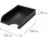 Горизонтальный лоток для бумаг BRAUBERG Standard, 350x253x65 мм, черный 237947 5