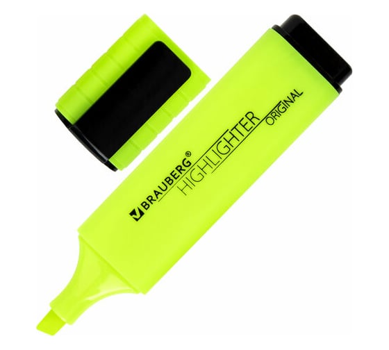 Набор текстовыделителей BRAUBERG ORIGINAL NEON 6 цветов, линия 1-5 мм 152216
