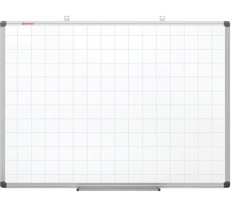 Магнитно-маркерная доска BRAUBERG Extra в клетку 60x90 см, алюминиевая рамка 237563