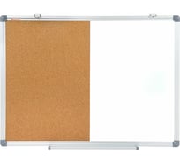 Комбинированная магнитно-маркерная пробковая доска для объявлений BRAUBERG Extra 45x60 см 237565