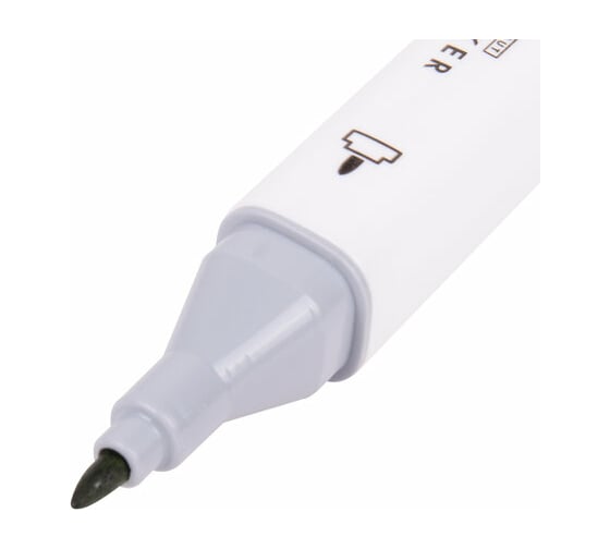 Двусторонние маркеры для скетчинга BRAUBERG ART DEBUT WHITE, набор 12 шт, цвета леса 152139