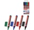 Перманентные маркеры BRAUBERG ULTRA MARKER, набор 4 цвета, круглый наконечник 3,5 мм 152208 1