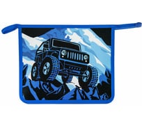 Папка для тетрадей ПИФАГОР Jeep А5, 1 отделение, пластик, на молнии 271090