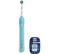 Электрическая щетка ORAL-B Pro 520/D16.513.U Cross Action З/нить ProExpert 25 м Б0044868