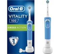 Электрическая щетка ORAL-B Vitality D100.413.1 CrossAction Blue Б0044898