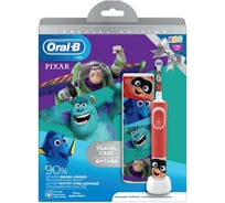 Электрическая зубная щетка ORAL-B Vitality Kids D100.413.2KX Pixar чехол Б0049390