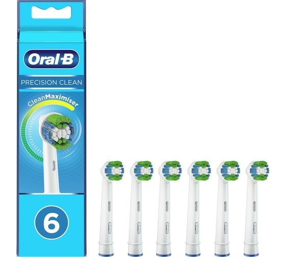 Насадки для зубной щетки ORAL-B EB20RB Precision Clean 6 шт Б0052977 1