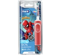 Электрическая зубная щетка ORAL-B Vitality Kids D100.413.2K Spiderman человекпаук Б0052962