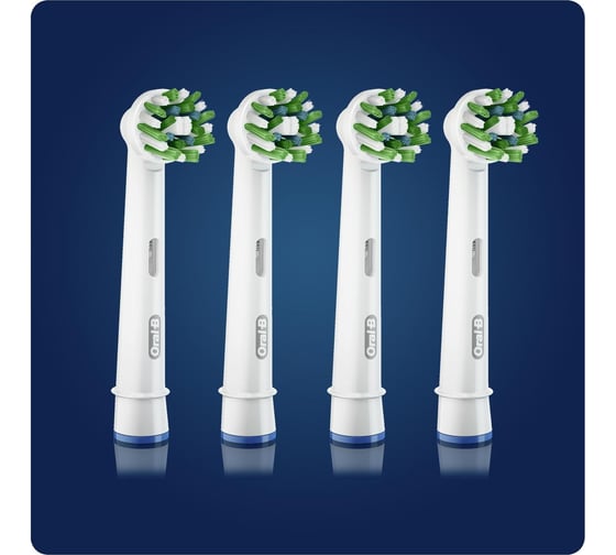 Насадки для зубной щетки ORAL-B EB50RB CrossAction 4 шт Б0052982 53019324