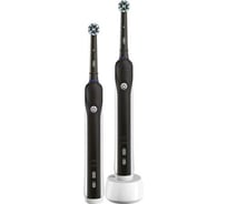 Электрическая зубная щетка ORAL-B Pro 790 Duo/D16.523.1UH CrossAction Black 2 шт Б0049654