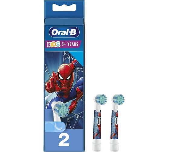 Насадки для зубной щетки ORAL-B Kids EB10S 2K Spiderman 2 шт Б0052970