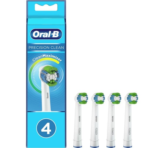 Насадки для зубной щетки ORAL-B EB20RB Precision Clean 4 шт Б0052976 53019330 1