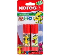 Клей-карандаш Kores Dragons 15 г 2 шт в упаковке 1337869