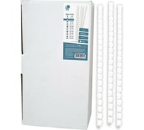 Пружина для переплета LITE 10 мм белый пластик А4 100 шт в упаковке SPR-PLAS/10W
