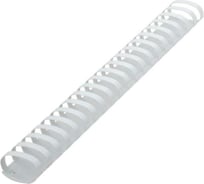 Пружина для переплета LITE 38 мм белый пластик А4 100 шт в упаковке SPR-PLAS/38W