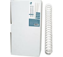 Пружина для переплета LITE 32 мм белый пластик А4 100 шт в упаковке SPR-PLAS/32W