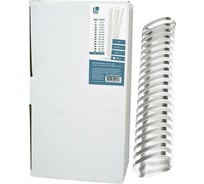 Пружина для переплета LITE 51 мм белый пластик А4 100 шт в упаковке SPR-PLAS/51W