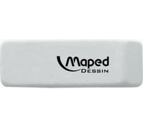 Ластик Maped Dessin, каучук, скошенная форма для ручки и карандаша 57x18x10 мм 273691