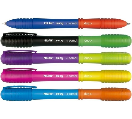 Двусторонняя шариковая ручка Milan Sway Combi Duo, 1,0 мм 176582950 973911 1