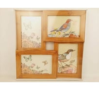 Фоторамка-коллаж Bikson на 4 фото 29x29 см 450-44MDF Рам660