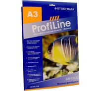 Матовая фотобумага ProfiLine 230 г/м2, А3, 25 листов, 2880 dpi PL_MP_230_A3_25