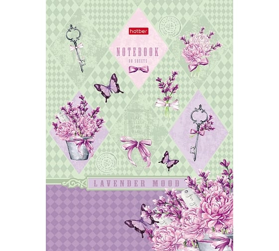 Бизнес-блокнот Hatber Little secret 80л, А5, 5-цв.блок, клетка, тв.переплет, 20 шт 047443