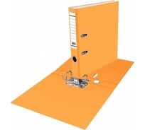 Папка-регистратор с арочным механизмом Hatber Premium А4, с карманом 064809