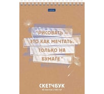 Блокнот Hatber Premium SketchBook 40л, А5, 100г/кв.м, без линовки 4 шт 66870