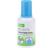 Корректирующая жидкость Hatber X-Mate, на водной основе, 20 мл, с кисточкой, 12 шт 071179