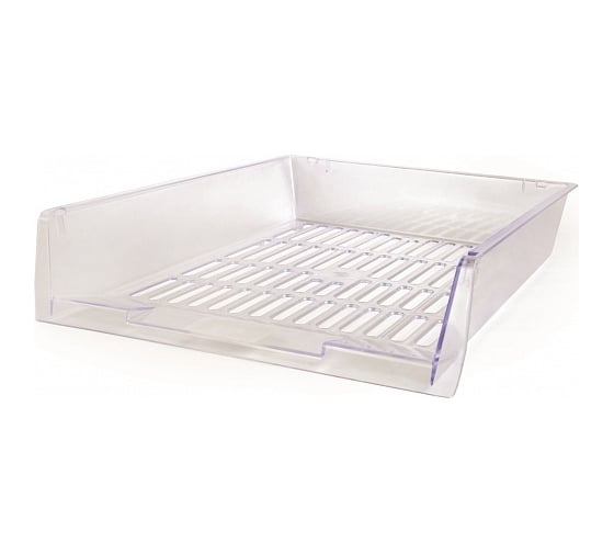 Горизонтальный лоток Hatber 340x270x70, прозрачный, 47415 5 шт 047415