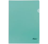 Пластиковая папка-уголок Hatber А4, 180мкм, зеленая, 20 шт 040032