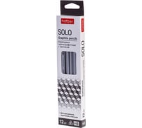 Чернографитный карандаш Hatber Solo HB трехгранный корпус, 12 шт. 065291