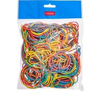 Банковская резинка Hatber цветная, диаметр 38мм, длина 60мм, 200г 67244