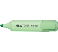 Текстовыделитель Hatber NEWtone PASTEL клиновидный пишущий узел, мятный, 12 шт 060875