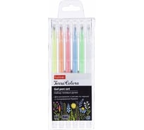 Набор гелевых ручек Hatber Terra Colora NeoGel 0.5 мм, 6 шт 069870