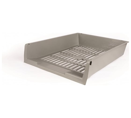 Горизонтальный лоток Hatber 340x270x70, серый, 5 шт 047414 1