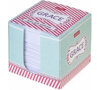 Блок для заметок Hatber Grace 9x9х9см белый, в картонном боксе, 12 шт 069224
