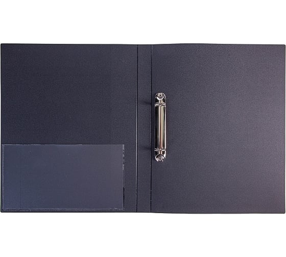 Пластиковая папка Hatber на 2-х кольцах, А4, корешок 25 мм STANDARD 70 20 шт 038474