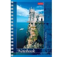 Записная книжка Hatber 80л, А6, клетка, на гребне, серия Пейзажи 698 6 шт 006989