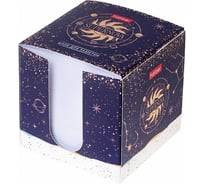 Блок для заметок Hatber SuperNova 9x9х9см белый, в картонном боксе, 12 шт 069223