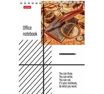 Блокнот Hatber 80л, А5, клетка, обл мел.картон, УФ, лак жесткая подложка 4 шт 004884