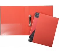 Пластиковая папка Hatber на 2-х кольцах, А4, корешок 40 мм STANDARD 70 12 шт 038505